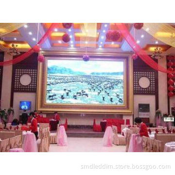 Waterproof  P2.5 indoor HD LED display high contrast for li